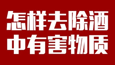 用小型酒廠釀酒設備做酒時，怎樣去除酒中有害物質？