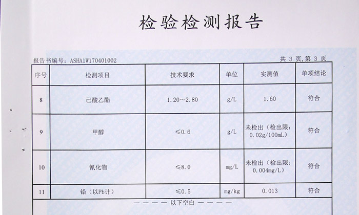 4.7總酸總醅不能反饋酒精勾兌酒的品質(zhì)，但能反饋純糧酒的品質(zhì)