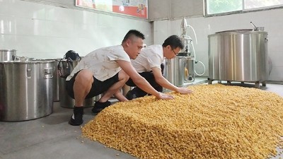 是誰給他這個膽，三伏天還敢用烤酒設(shè)備做顆粒固態(tài)玉米酒？
